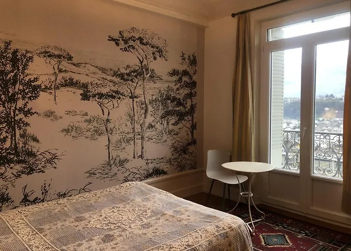 T2 60 M2 L'albion Vue 1 Parking Et Piscine, Centre-ville アパート エクスレバン